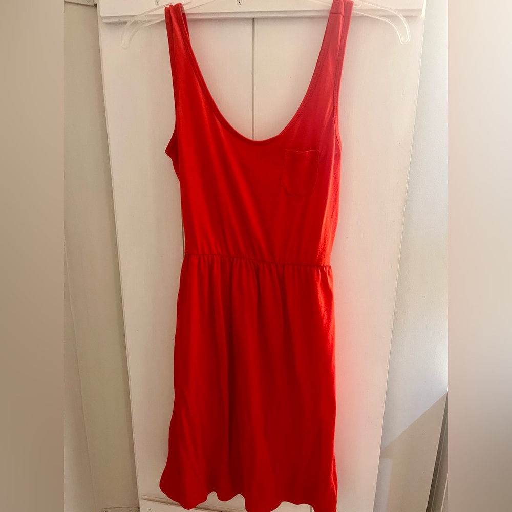Just Love Red Sleeveless Scoop Neck Tank